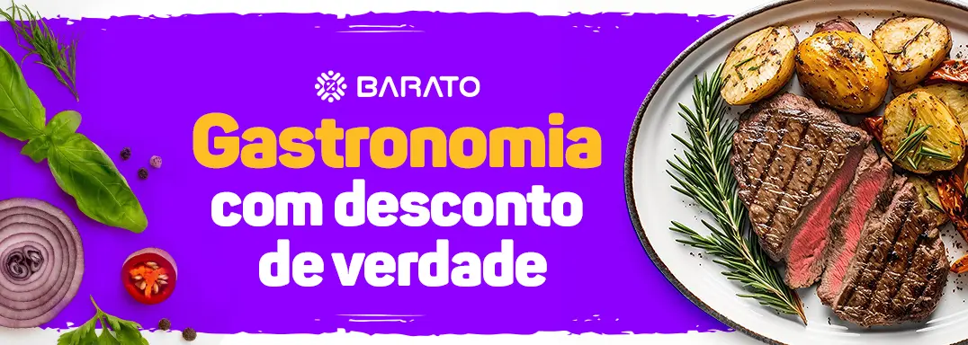 Gastronomia com desconto de verdade